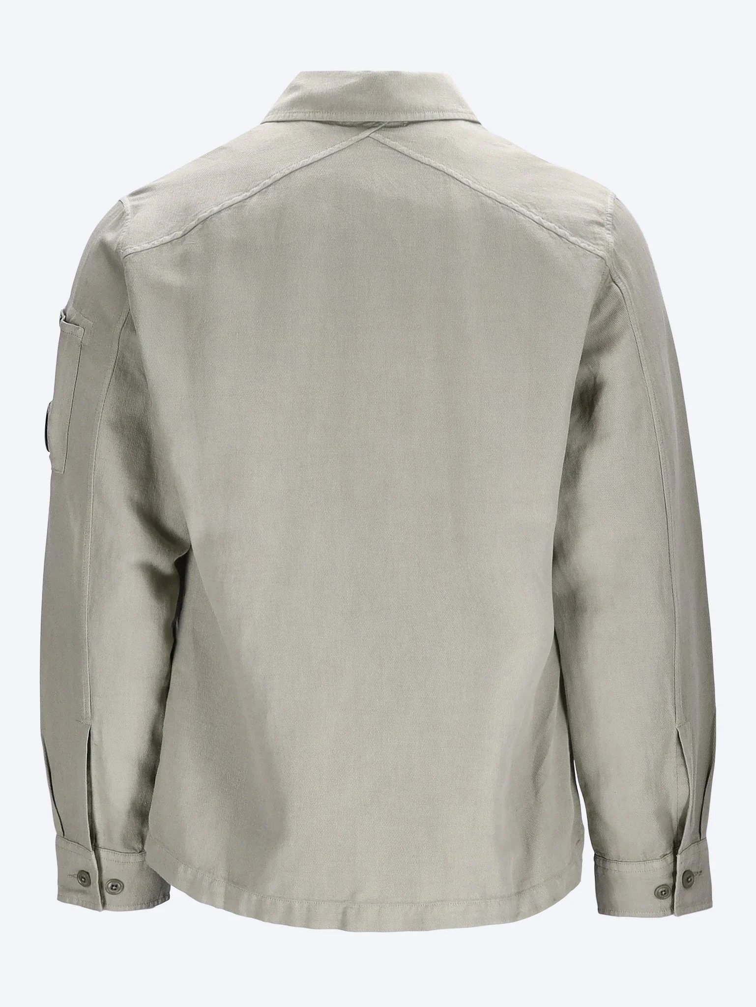 Long sleeve in broken twill shirt - Image 3